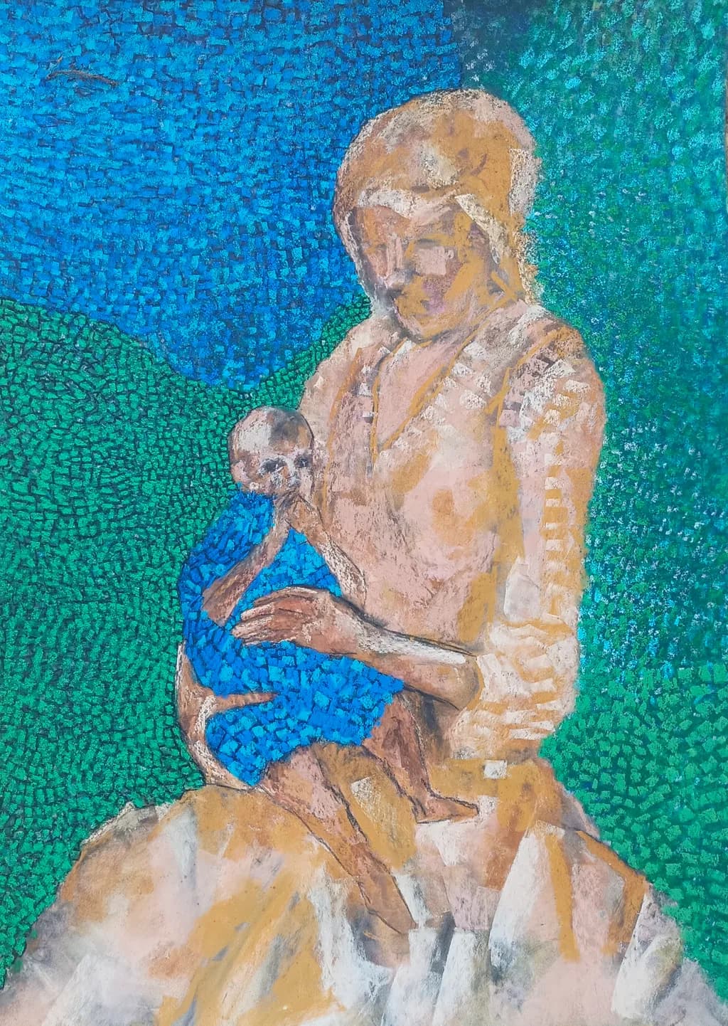 Mother and Child Mosaic
