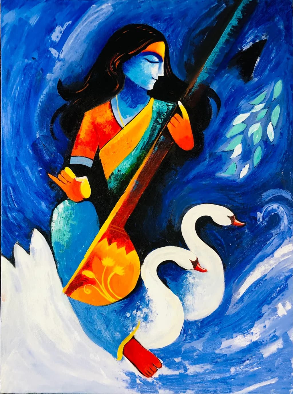 Melody of the Blue Waters: A Dance with Swans and Strings