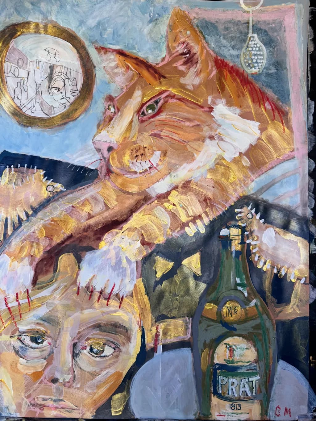 Whiskers and Reflections: A Portrait of Unseen Narratives