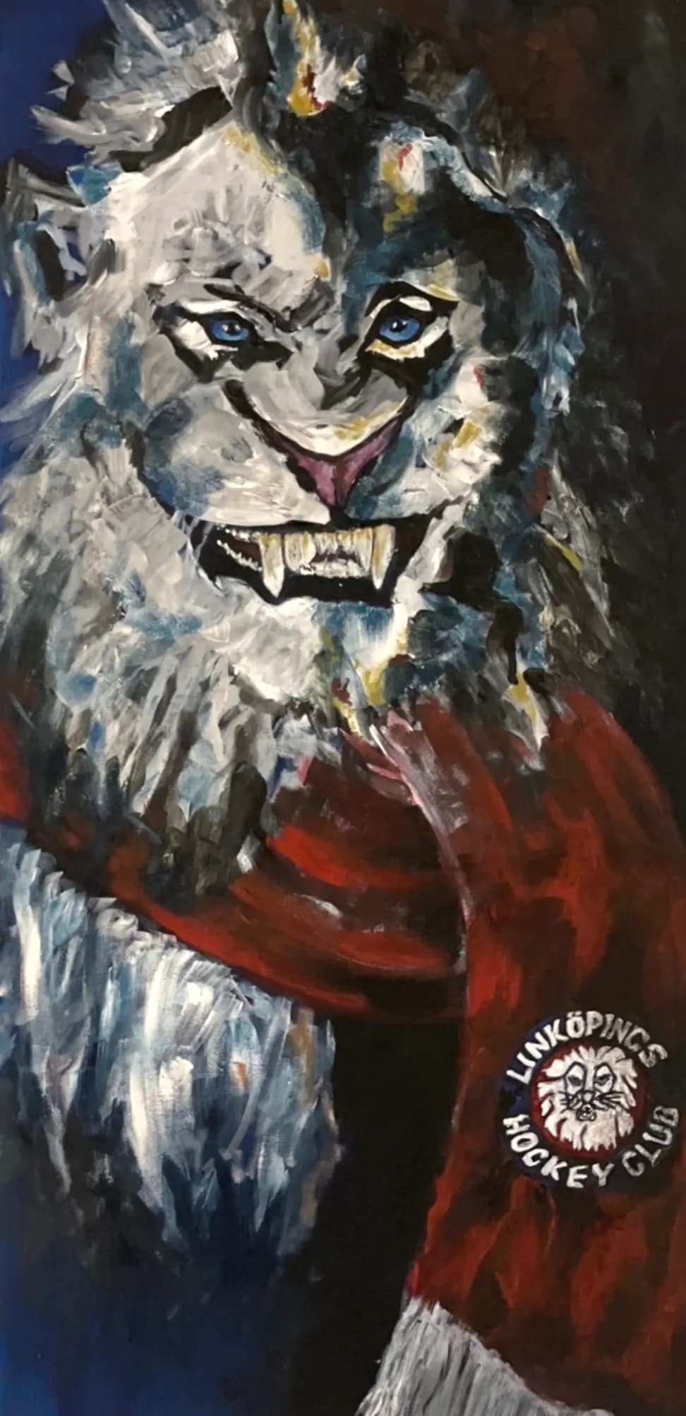 Fierce Spirit: The Majestic Lion of Linköping Hockey Club