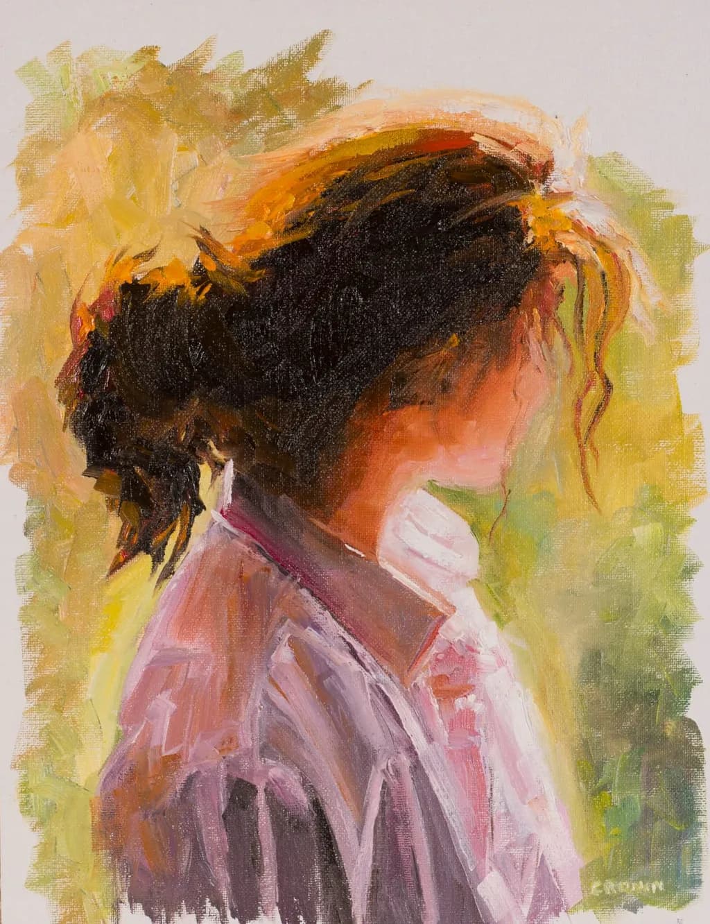 Whispers of Serenity: An Abstract Portrait in Soft Light
