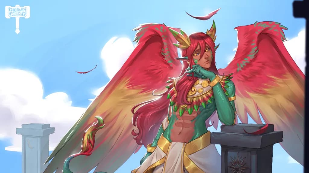 Celestial Guardian: The Enigmatic Winged Sentinel of the Skies