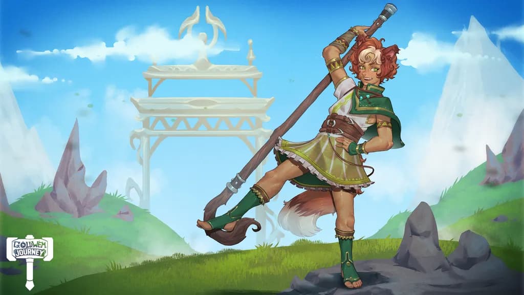 Whimsical Adventure: The Journey of the Bold Character in a Fantasy Realm