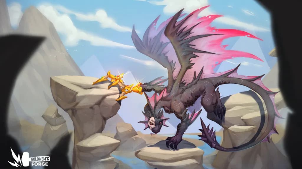 Epic Clash: The Battle of the Dragon and the Heroic Warrior
