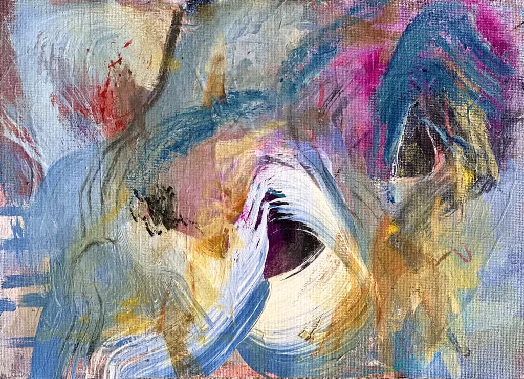 Whispers of Color: An Abstract Journey Through Emotion and Light