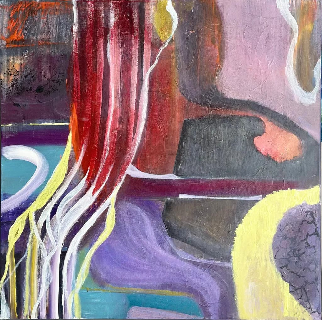 Whispers of Color: An Abstract Journey Through Emotion and Form