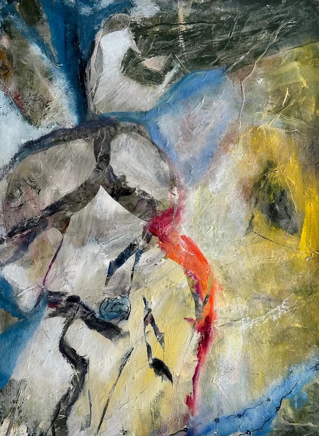 Whispers of Color: An Abstract Dance of Emotion and Form