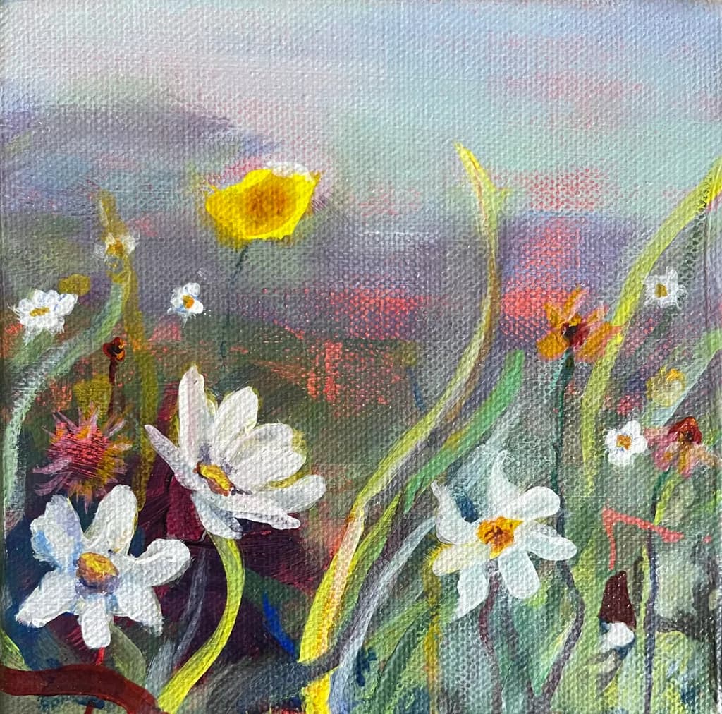 Whimsical Blossoms: A Colorful Dance of Nature's Beauty