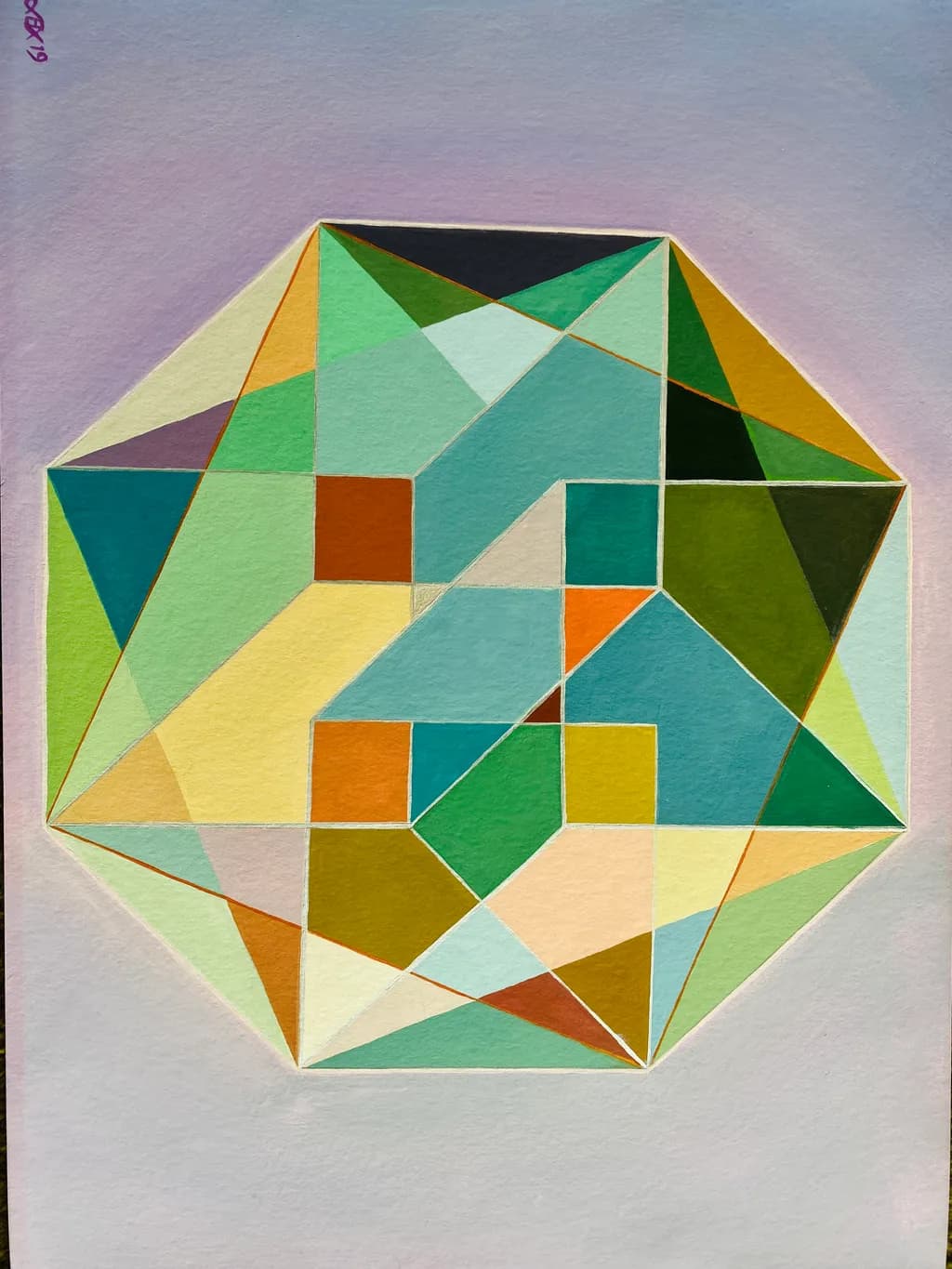 Geometric Harmony: A Colorful Exploration of Modern Abstract Shapes