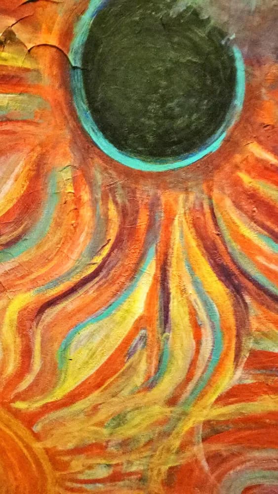 Vibrant Swirls of Color: An Abstract Journey Through Texture and Emotion