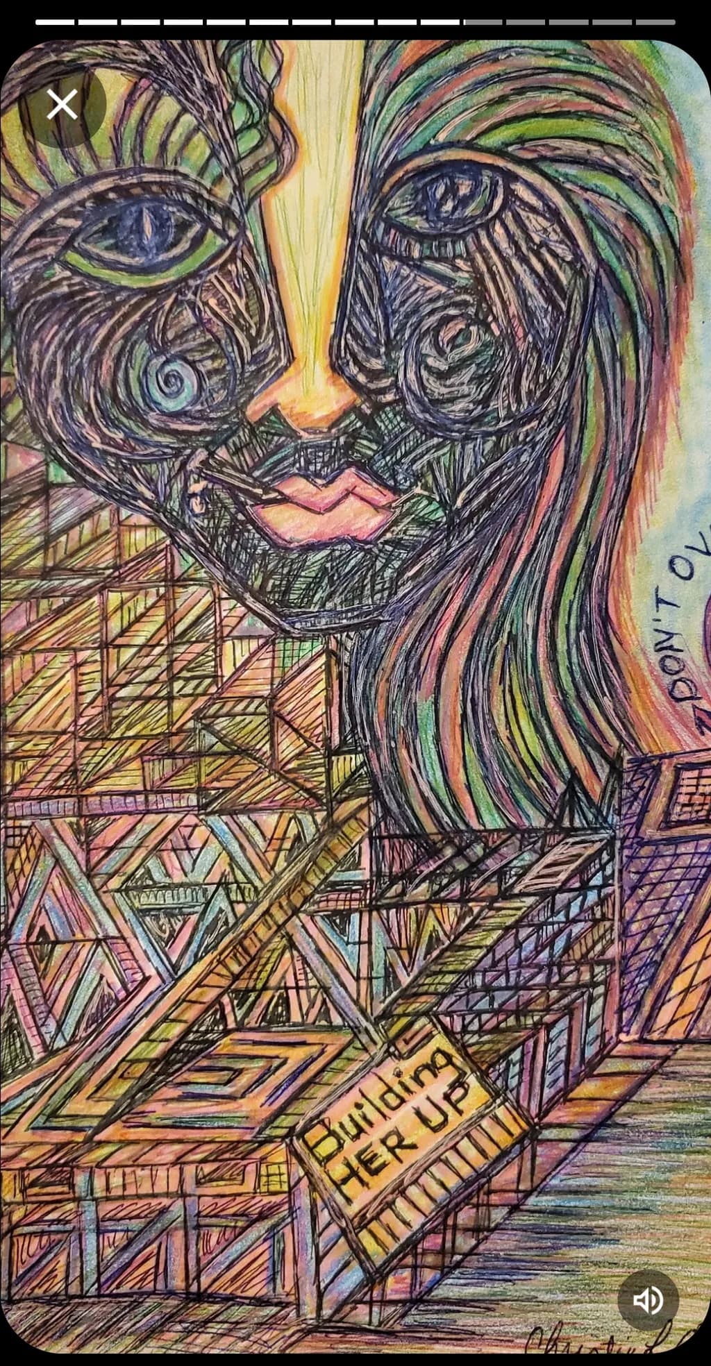 Building Her Up: A Vibrant Journey of Strength and Resilience Through Art