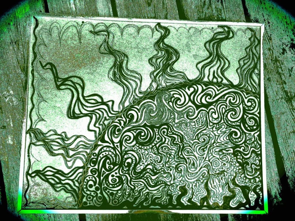 Whispers of the Sun: A Dance of Spirals and Light