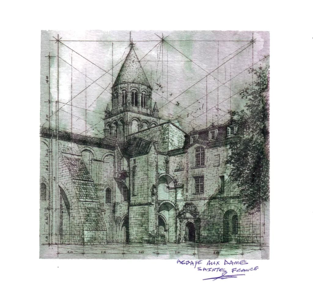 Abbaye Aux Dames Sketch