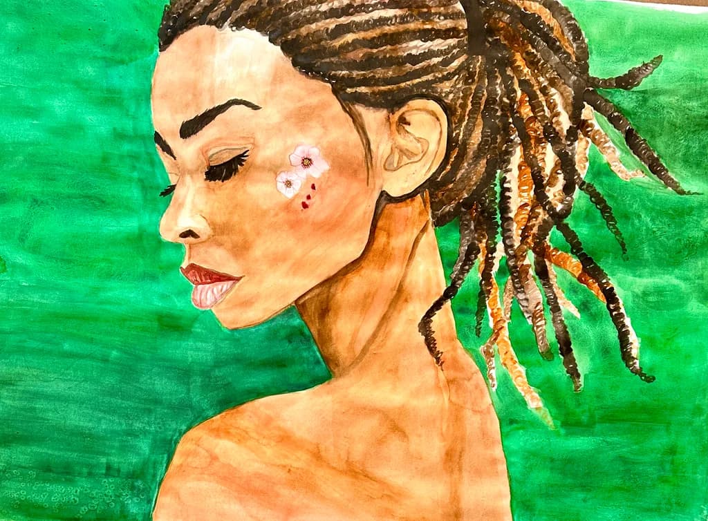 Serenity in Nature: A Portrait of Beauty and Expression