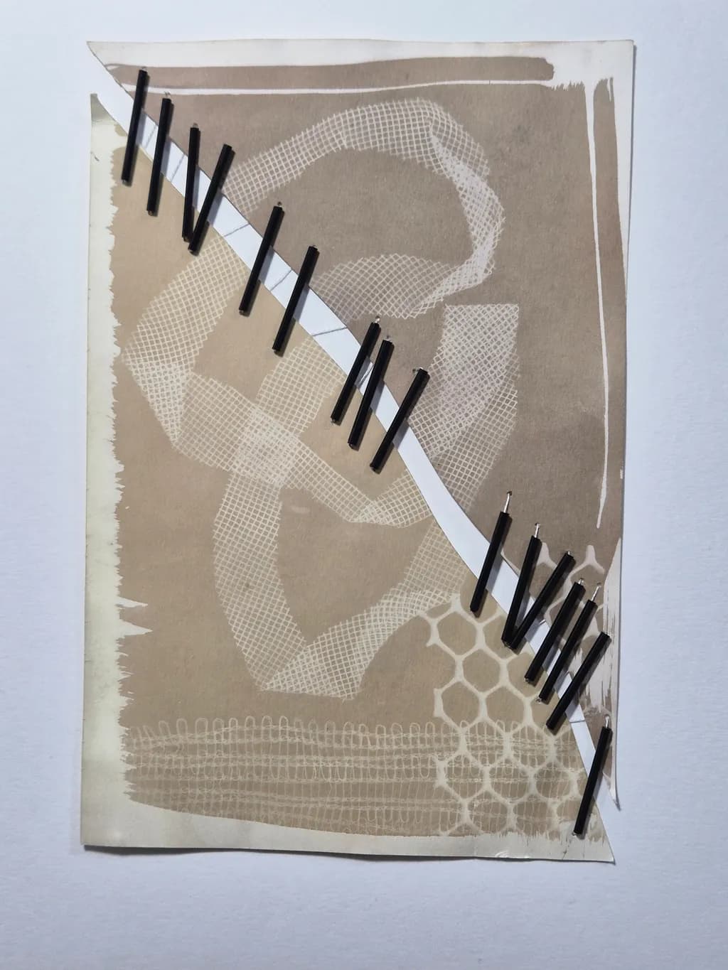 Abstract Harmony: A Dance of Textures and Contrasts in Composition