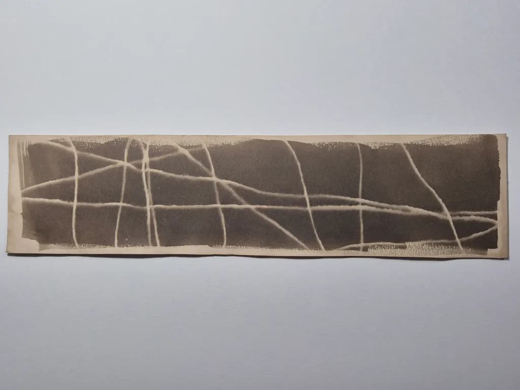 Monochrome Harmony: Abstract Lines and Textures in Earthy Tones