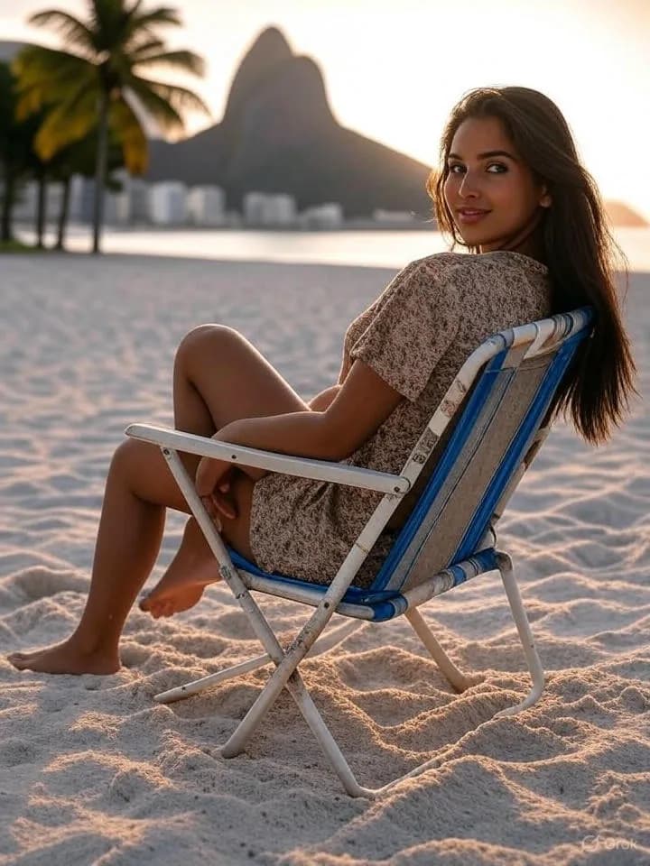 Sunset Serenity: A Moment of Tranquility on the Beach