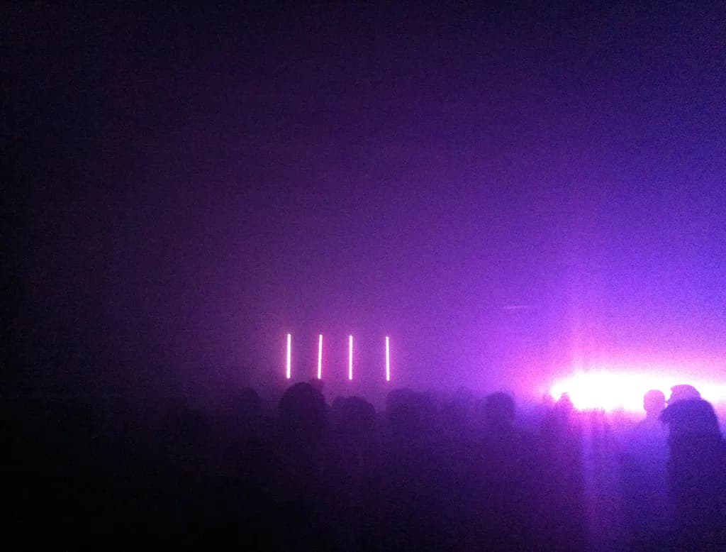 Ethereal Night: A Dance of Light and Shadow in the Foggy Atmosphere