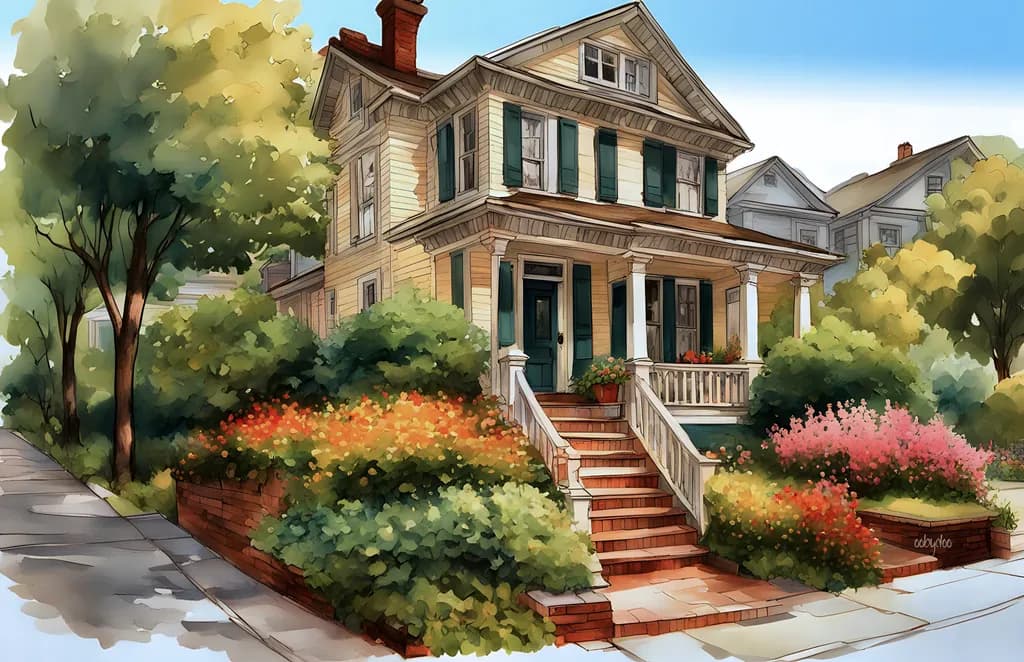 Charming Abode: A Colorful Journey Through Home and Garden Bliss