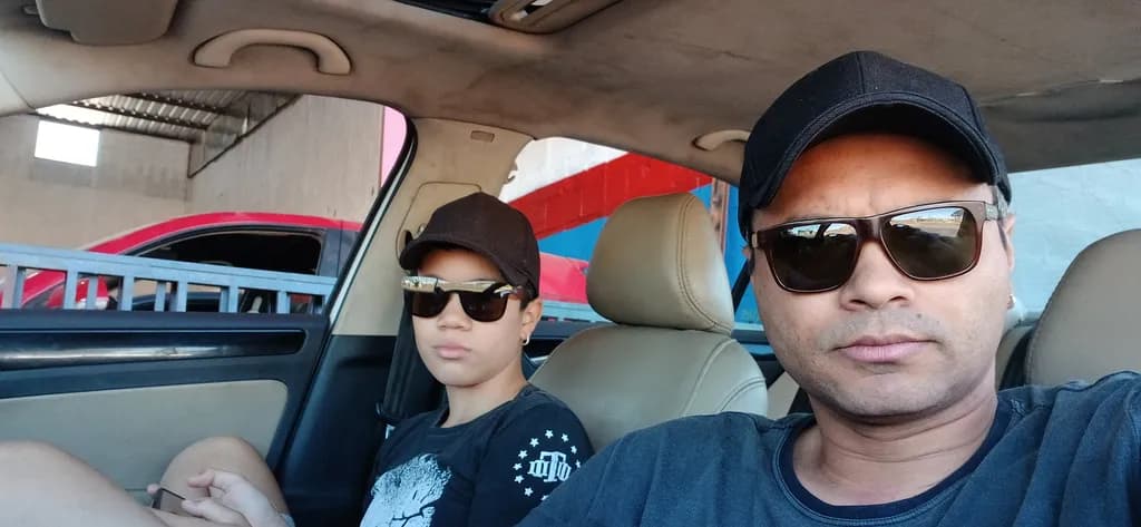 A Moment in Time: A Father and Child's Journey in the Car