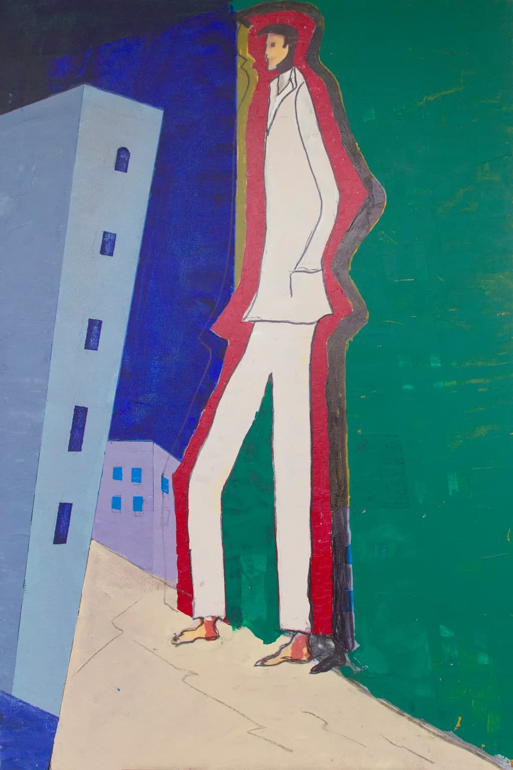 Urban Giant: A Colorful Exploration of Scale and Presence in Modern Life