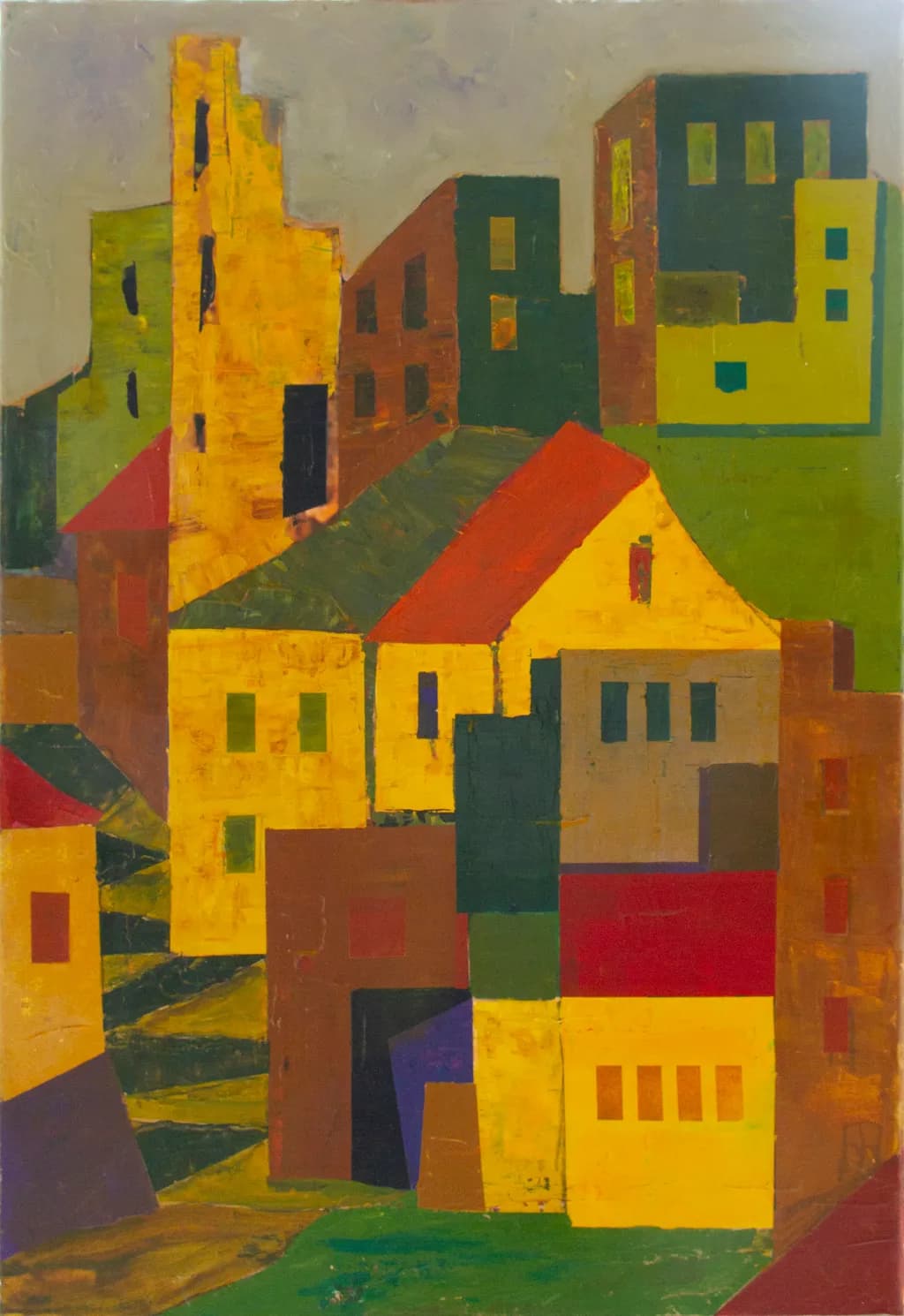 Urban Harmony: A Vibrant Exploration of Colorful Cityscapes