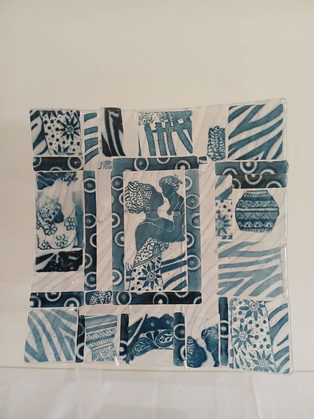 Whispers of Heritage: A Mosaic of Love and Culture in Blue and White Ceramics