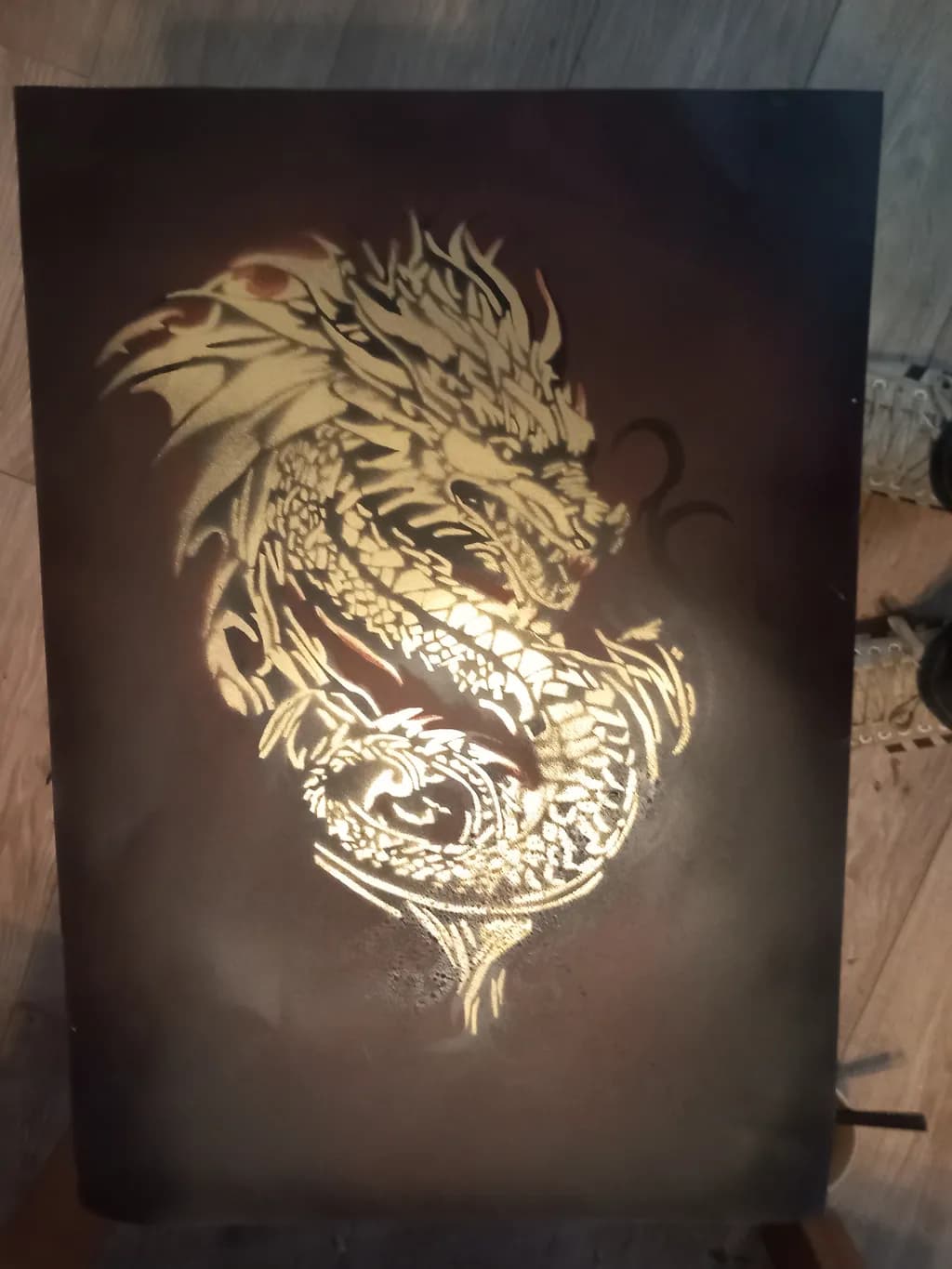 Majestic Golden Dragon: A Dance of Power and Grace