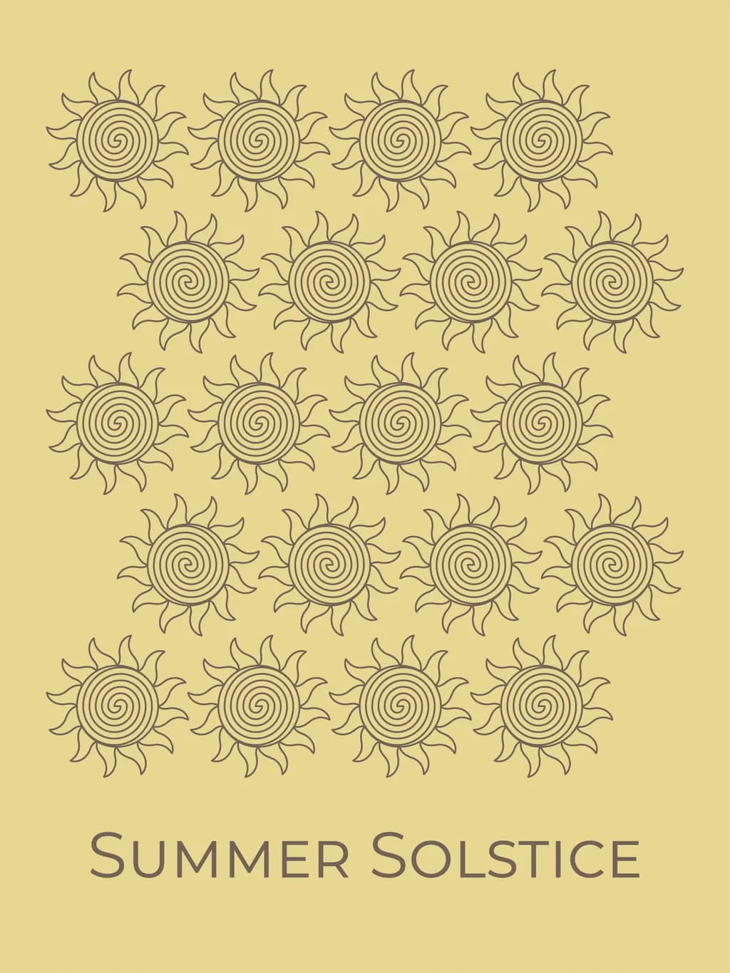 Radiant Whirls: A Celebration of the Summer Solstice