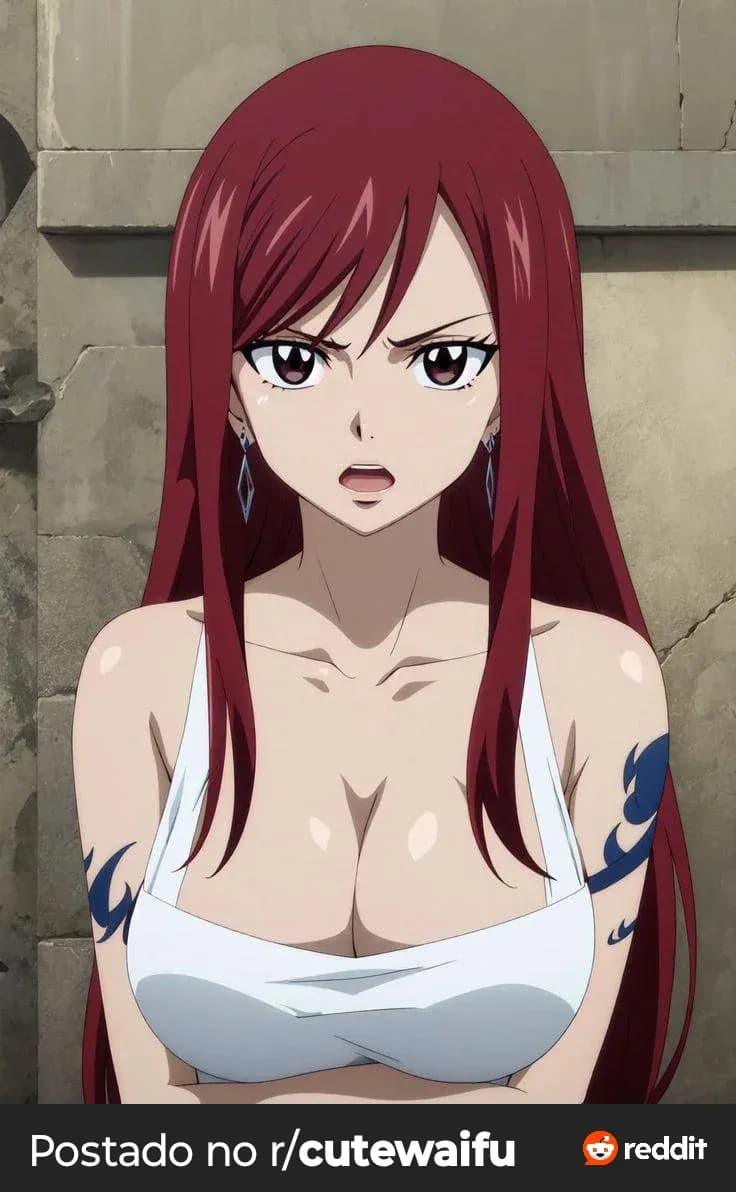 Fiery Spirit: A Bold Portrait of Strength and Determination in Anime Art
