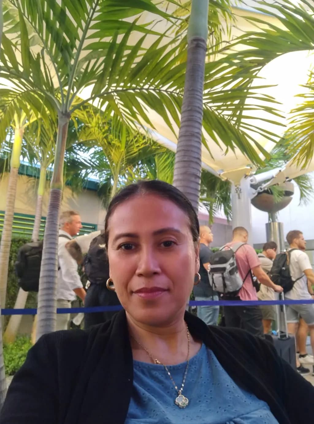 Serenity Amidst the Crowd: A Portrait of Calm in a Bustling World