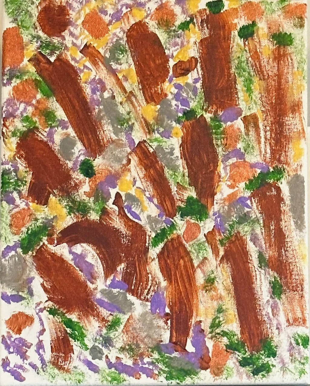 Vibrant Whispers of Nature: A Colorful Dance of Earthy Tones and Floral Hues
