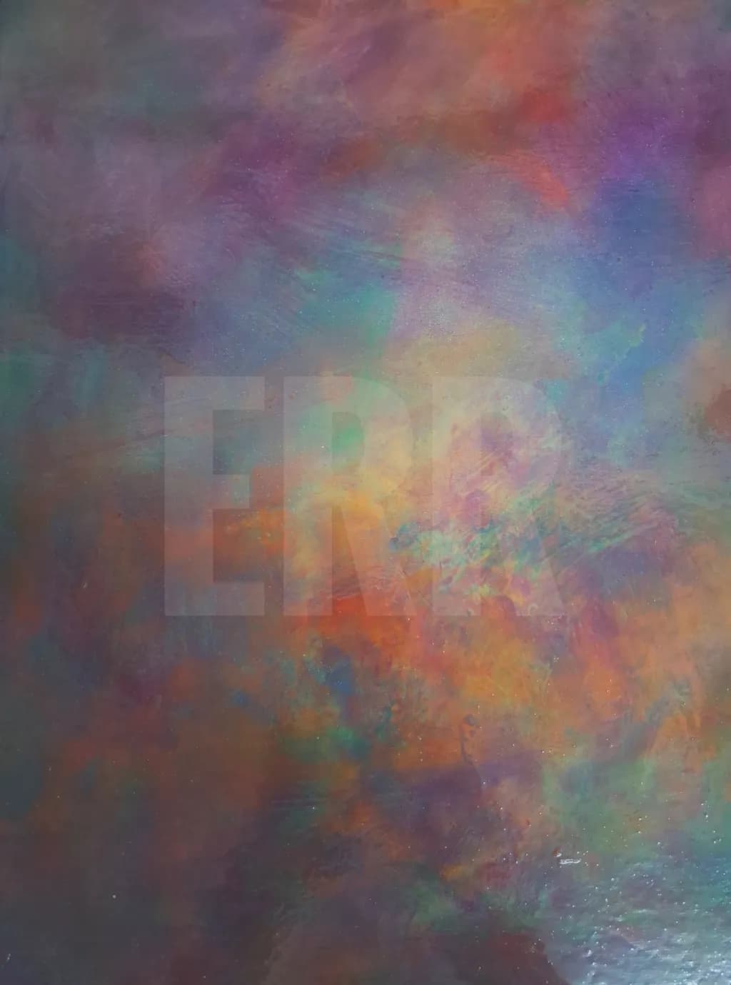Vibrant Whirls of Color: An Abstract Journey Through Texture and Emotion