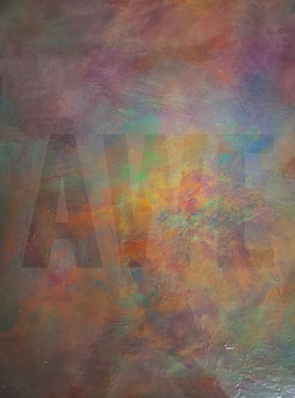 Vibrant Layers of Abstract Expression: A Colorful Journey Through Texture and Emotion