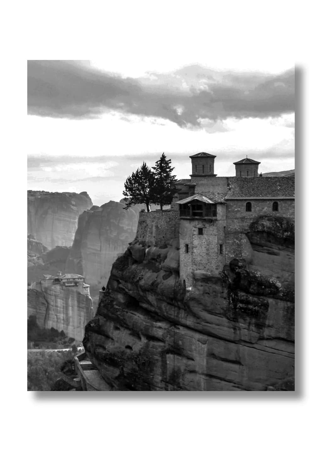 Meteora Monastery Cliff