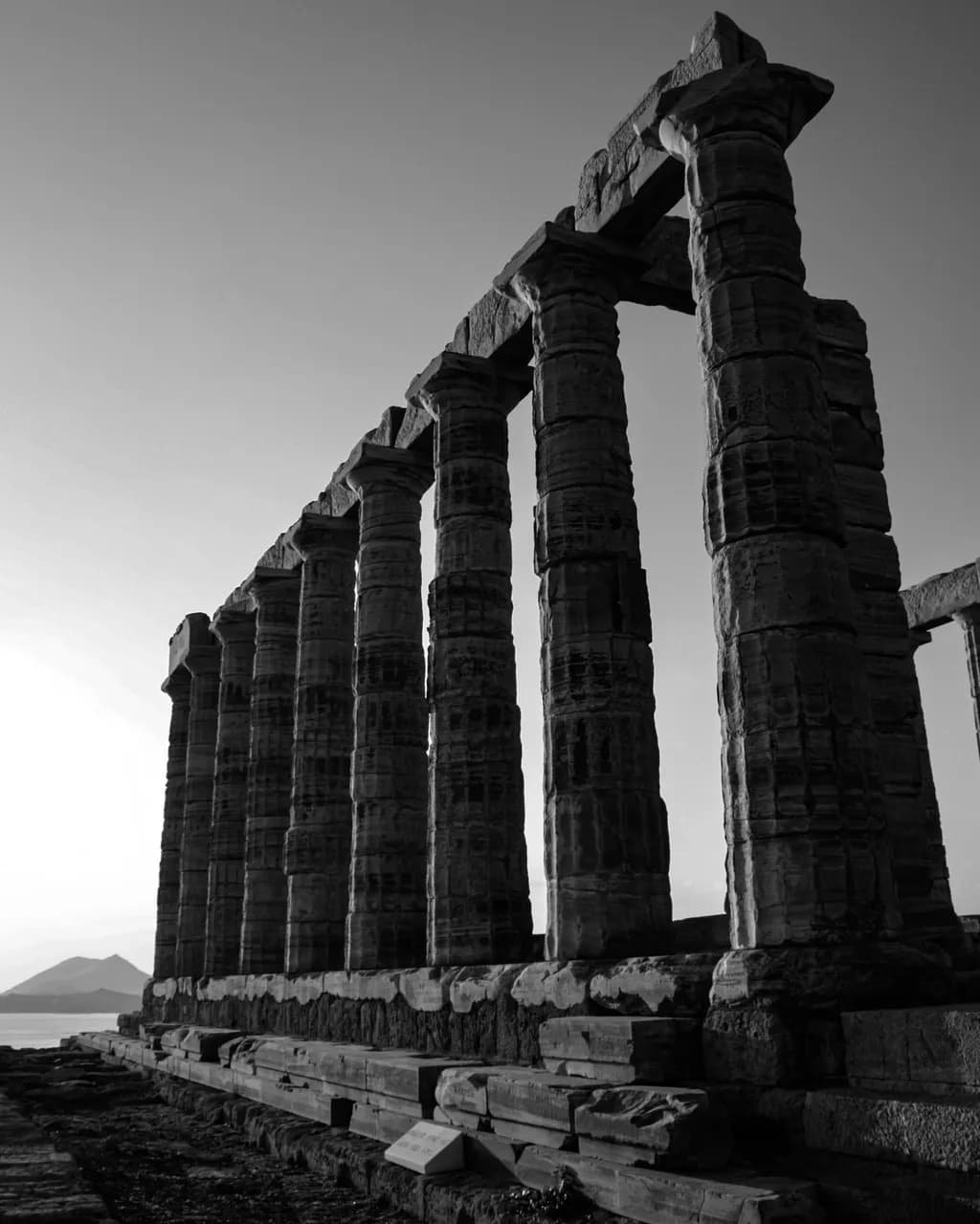 Poseidonas Columns Ruins