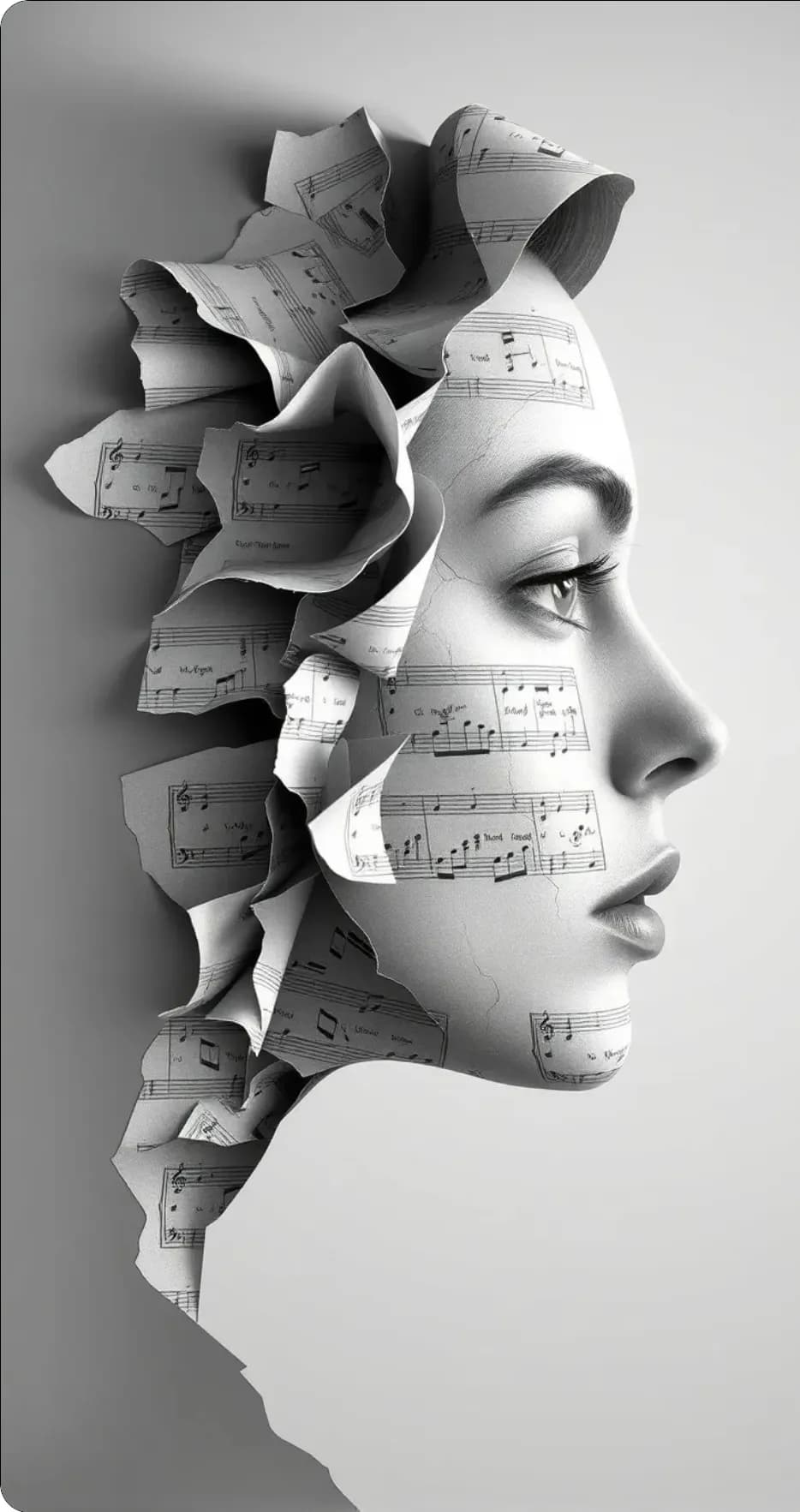 Whispers of Melody: A Portrait of Emotion and Sound