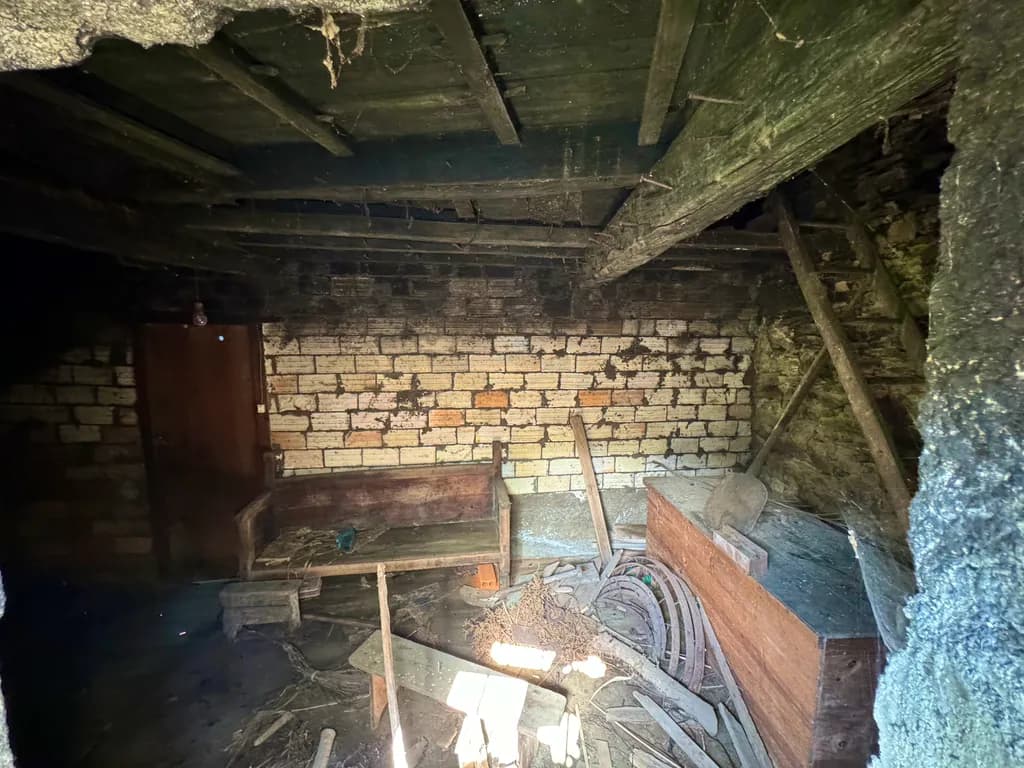 Whispers of Time: The Beauty of Abandonment in a Dimly Lit Interior
