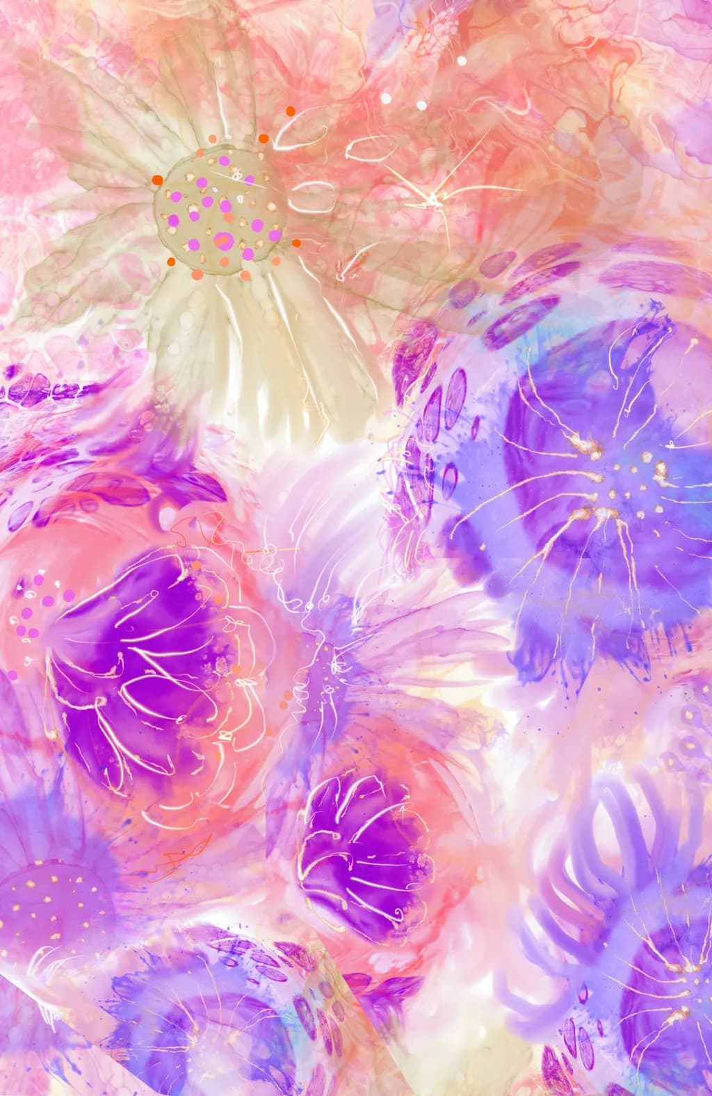 Abstract Floral Harmony