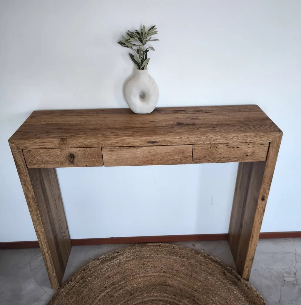 Modern Wood Console