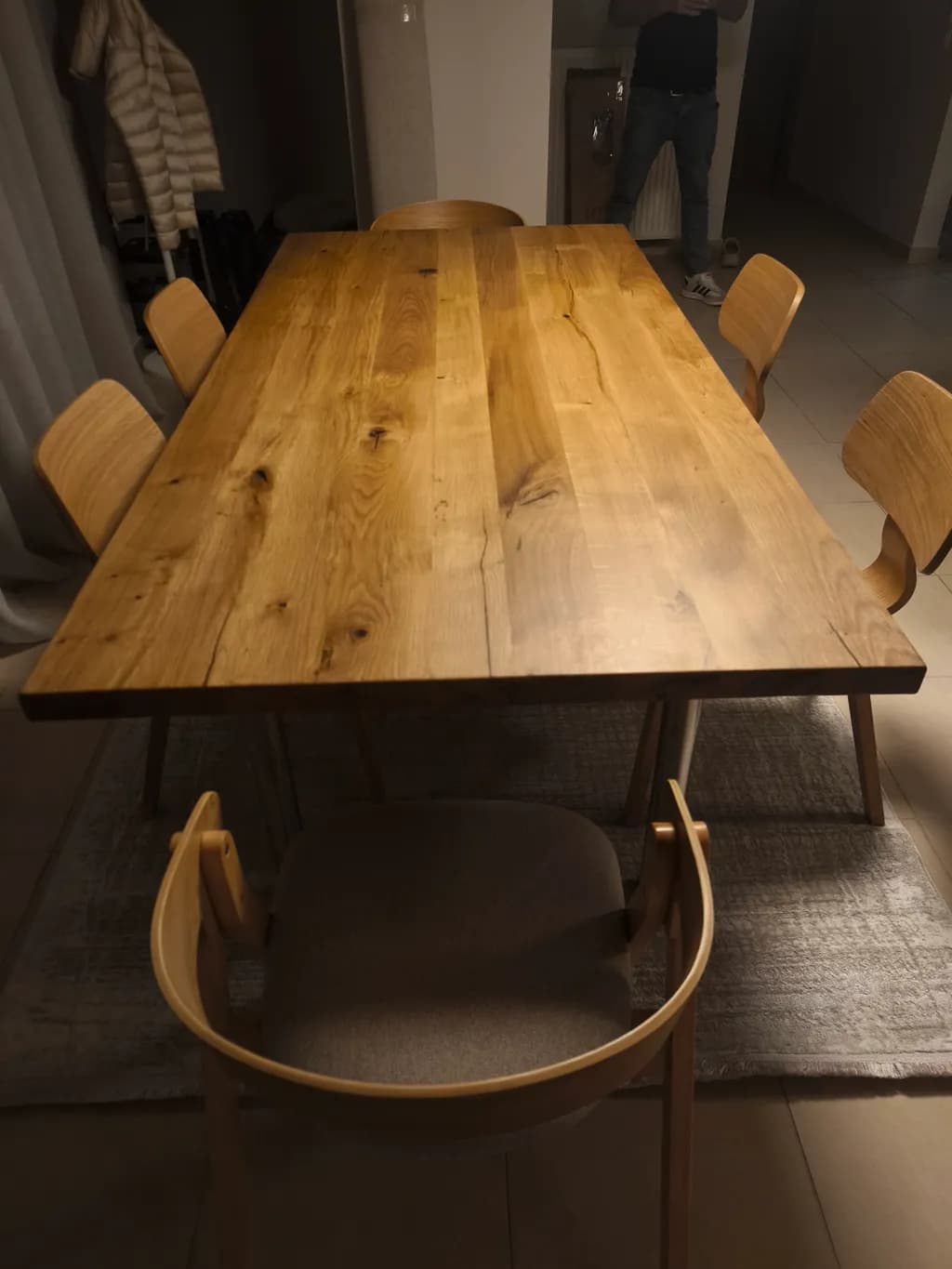 Natural Oak Dining Table
