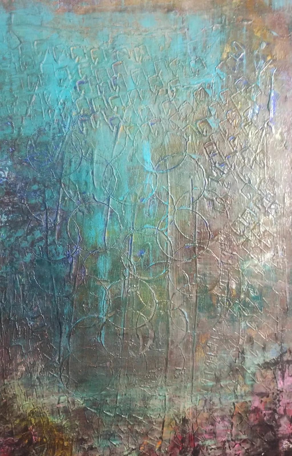 Whispers of Color: An Abstract Journey Through Texture and Light