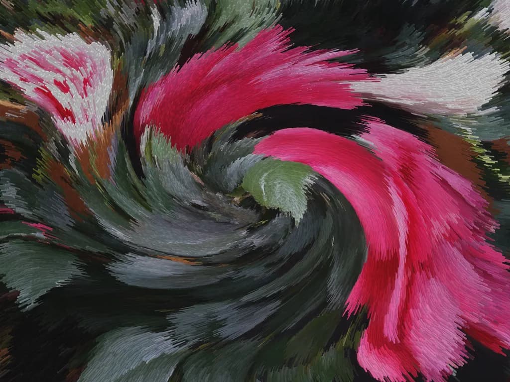 Whirlwind of Blossoms: A Vibrant Dance of Color and Texture in Floral Artistry