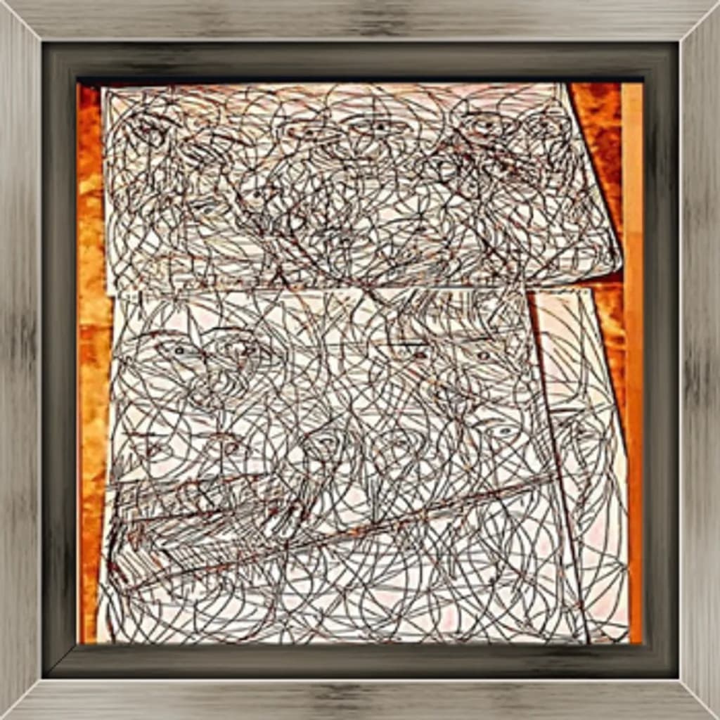 Abstract Faces Composition