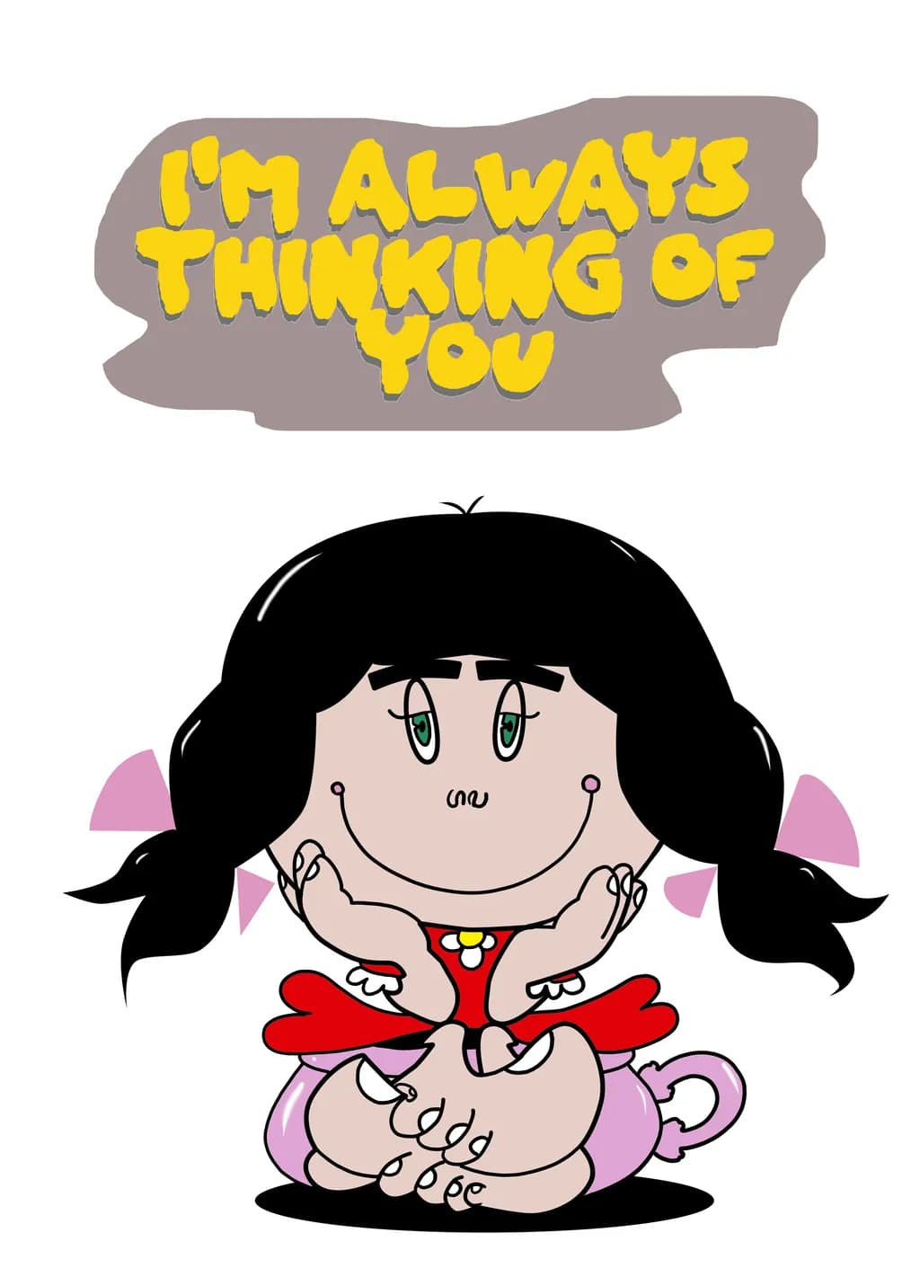 Kreta Girl Thoughtfulness