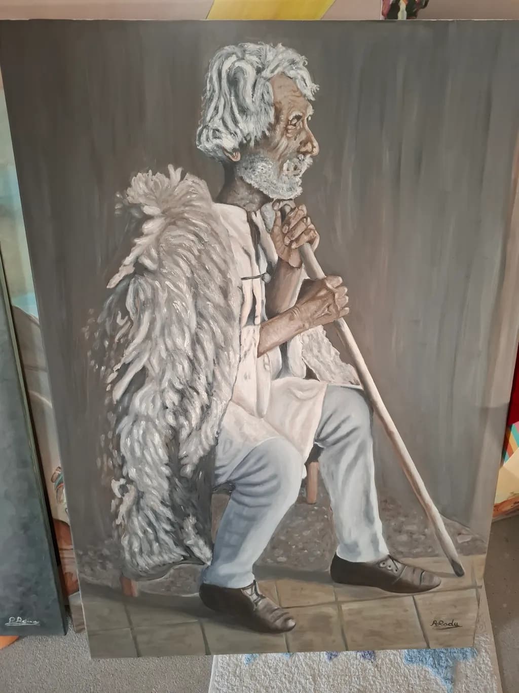 Elderly Wisdom: A Portrait of Resilience and Grace