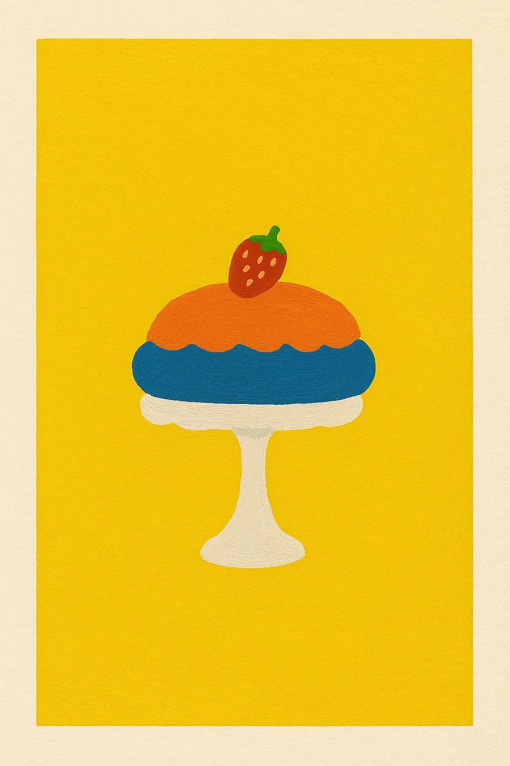 Sweet Sunshine Delight: A Whimsical Dessert in Vibrant Colors