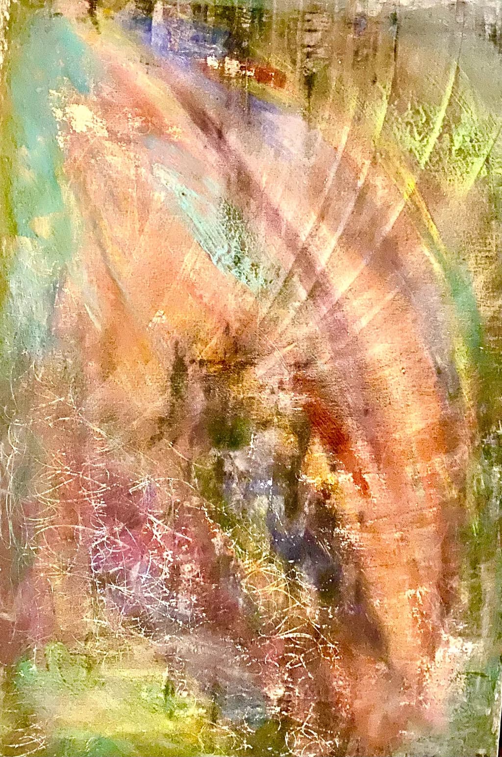 Whispers of Color: An Abstract Journey Through Light and Emotion