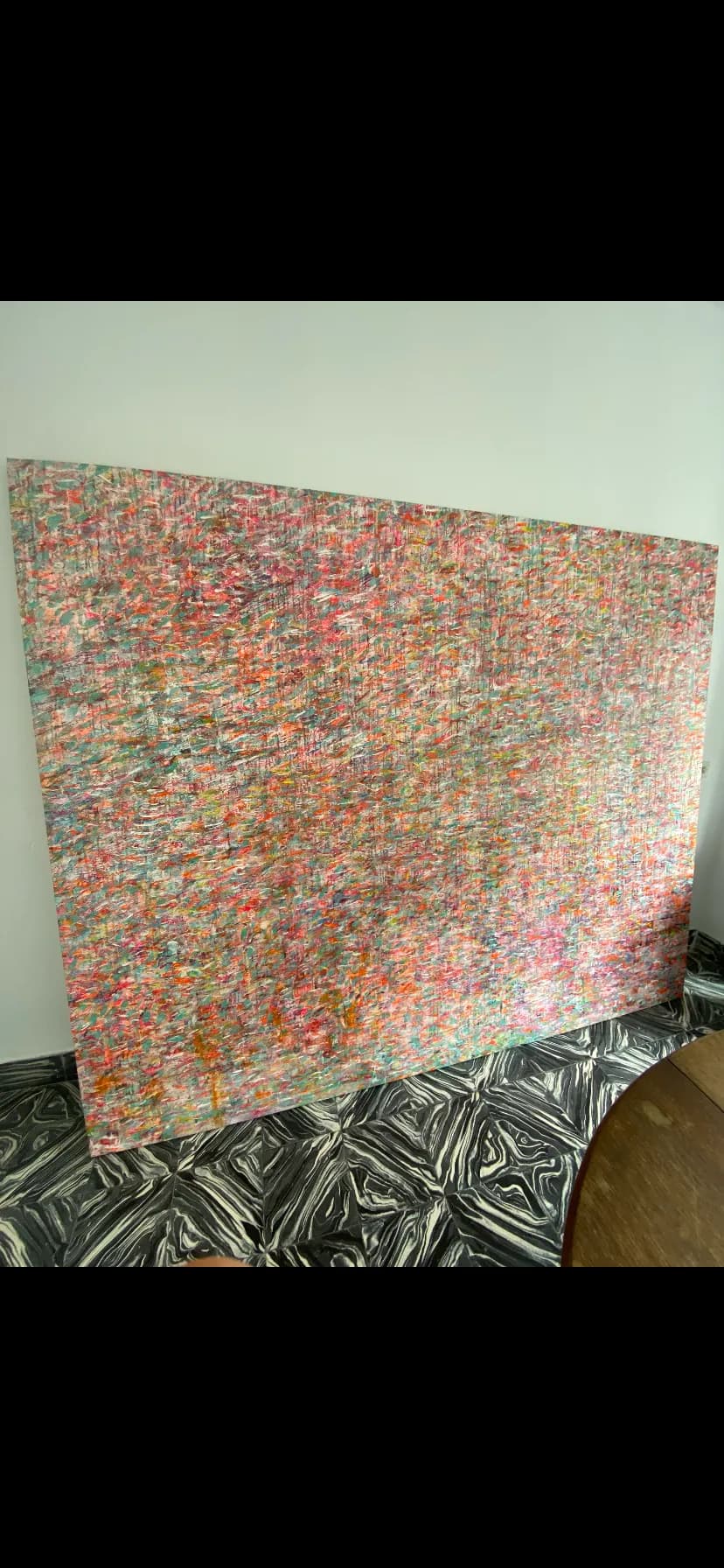 Vibrant Whispers: A Kaleidoscope of Colorful Textures in Abstract Art