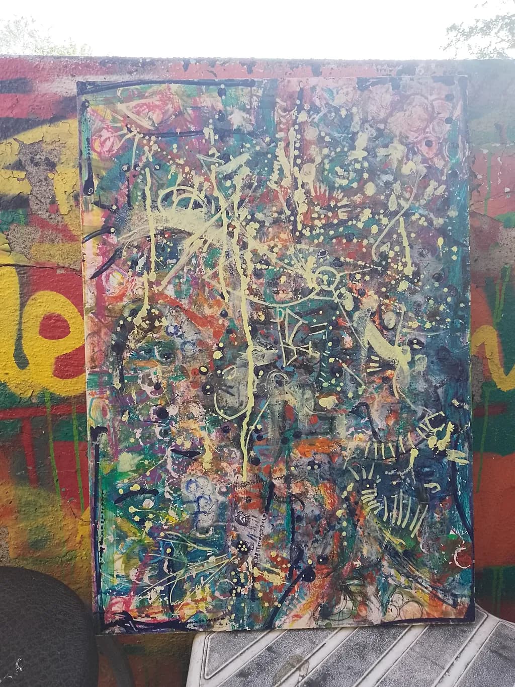Vibrant Chaos: An Expressionist Journey Through Color and Emotion